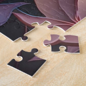 Violet Tufted Yellow Breasted Fantasy Bird Puzzle (Seite)