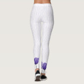 Violet Tulips Leggings (Rückseite)