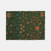 Violet und Columbine (von William Morris) Fleecedecke (Vorderseite (Horizontal))