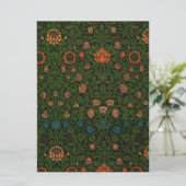 Violet und Columbine (von William Morris) Karte (Stehend Vorderseite)