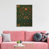 Violet und Columbine (von William Morris) Leinwanddruck (Insitu (Wohnzimmer))