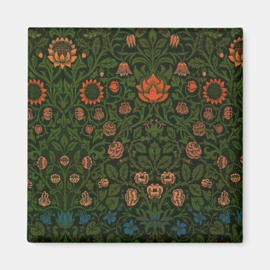 Violet und Columbine (von William Morris) Magnet (Vorne)