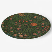 Violet und Columbine (von William Morris) Pappteller (Schrägansicht)