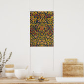Violet und Columbine von William Morris Poster (Küche)