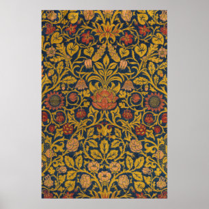 Violet und Columbine von William Morris Poster