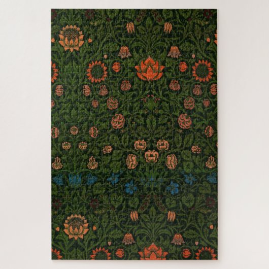 Violet und Columbine (von William Morris) Puzzle (Vertikal)