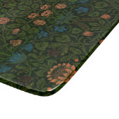 Violet und Columbine (von William Morris) Schneidebrett (Ecke)