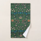 Violet und Columbine, William Morris Badhandtuch Set (Handtuch)