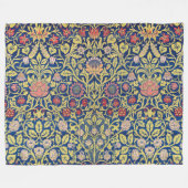 Violet und Columbine, William Morris Fleecedecke (Vorderseite (Horizontal))