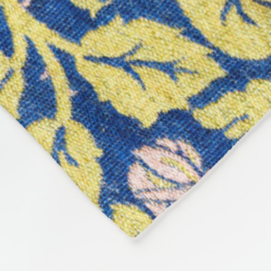 Violet und Columbine, William Morris Fleecedecke (Ecke)