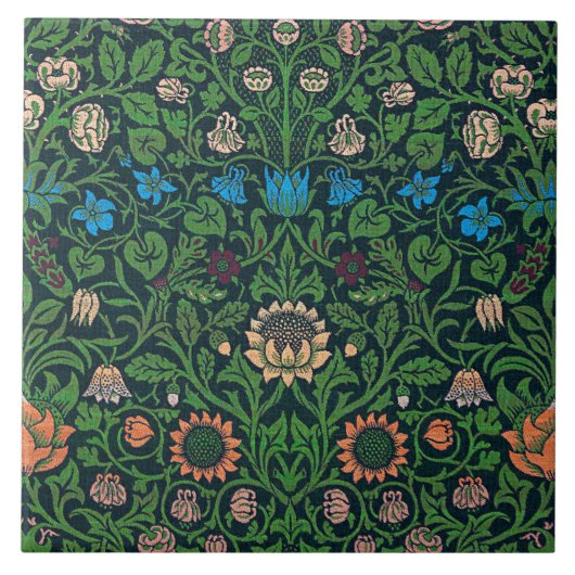 Violet und Columbine, William Morris Fliese (Vorderseite)