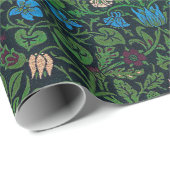 Violet und Columbine, William Morris Geschenkpapier (Rolleneckpunkt)