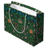 Violet und Columbine, William Morris Große Geschenktüte (Rückseite Schrägansicht)