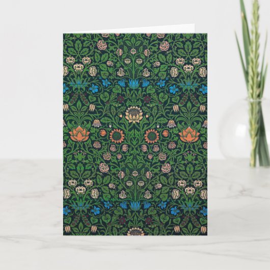 Violet und Columbine, William Morris Karte (Vorderseite)