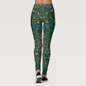 Violet und Columbine, William Morris Leggings (Rückseite)
