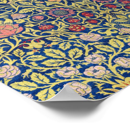 Violet und Columbine, William Morris Poster (Ecke)