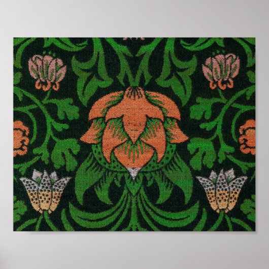 Violet und Columbine, William Morris Poster (Vorne)