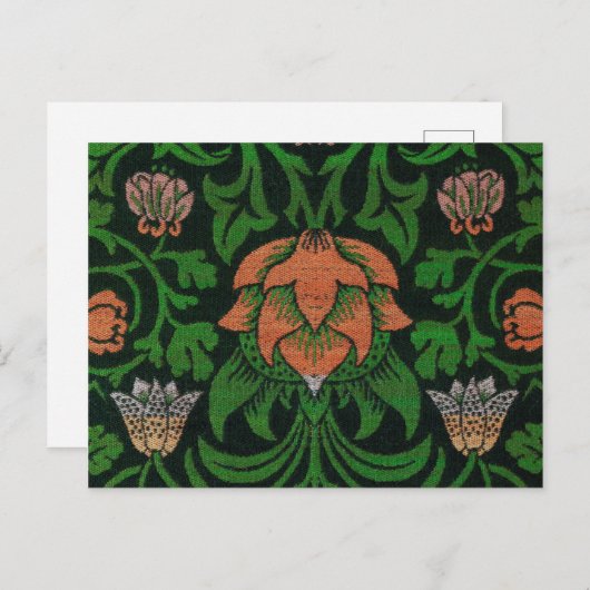 Violet und Columbine, William Morris Postkarte (Vorne/Hinten)