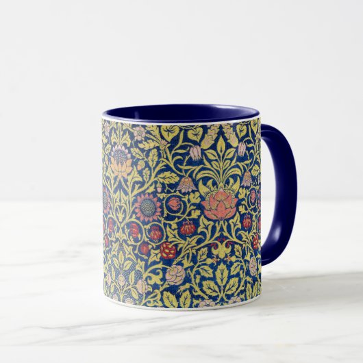 Violet und Columbine, William Morris Tasse (VorderseiteRechts)