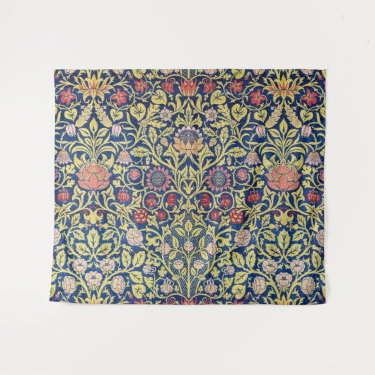 Violet und Columbine, William Morris Wandteppich (Vorderseite (Horizontal))