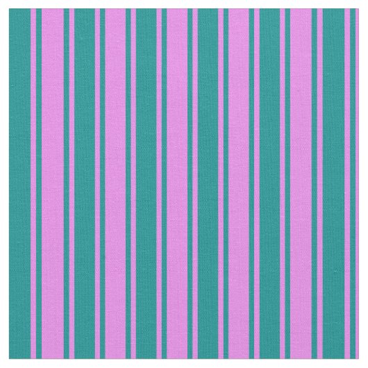 Violet und dunkle zyanfarbene Linien Stoff (Nahaufnahme)