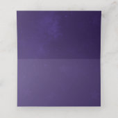 Violet Unicorn Empfang Platzkarte (Innenseite Aufgefaltet)