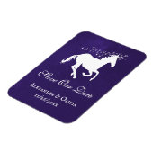 Violet Unicorn speichern das Datumsfenster Magnet (Linke Seite)