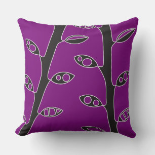 Violet VINES Retro DESIGN Kissen Kissen