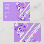 Violet-Visitenkarte Visitenkarte (Vorne/Hinten)