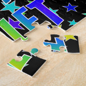 "VIOLET" Vorname, Spaß "GLÜCKLICHER GEBURTSTAG" Puzzle (Seite)