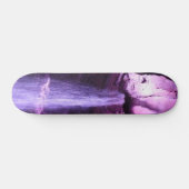 Violet-Wasserfall-Skateboard Skateboard (Horizontal)