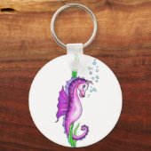 Violet-Wasserpferd Schlüsselanhänger (Vorderseite)