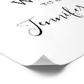 Violet Watercolor Blumenzwiebelposter Poster (Ecke)