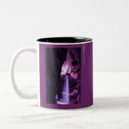 Violet Waterfall zweifarbige Tasse