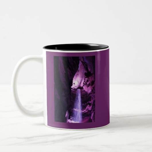 Violet Waterfall zweifarbige Tasse (Links)