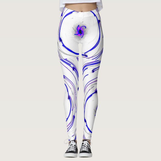 Violet Wave Leggings (Vorderseite)