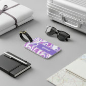 Violet Wave Pattern Gepäckanhänger