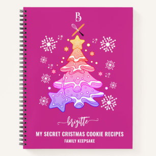 Violet Weihnachtsbaum Cookie Backen Crew Schneeflo Notizblock