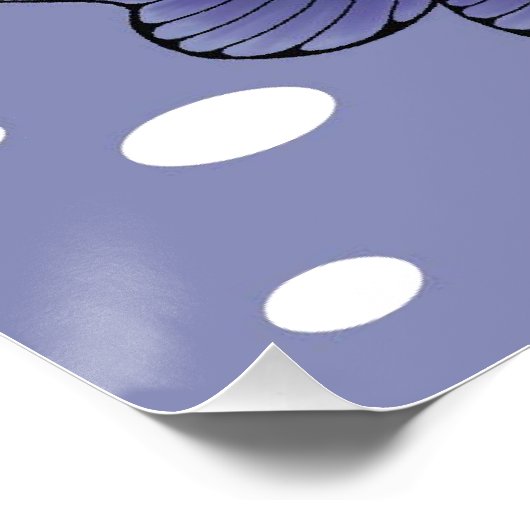 Violet Whimsy Poster (Ecke)