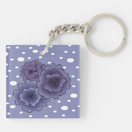 Violet Whimsy Schlüsselanhänger (Rückseite)