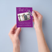VIOLET White EUCALYPTUS Hochzeit mit geringem Budg Flyer (Gruppe)
