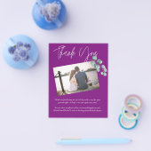 VIOLET White EUCALYPTUS Hochzeit mit geringem Budg Flyer (Einzeln)