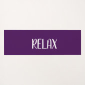 Violet White Yogamatte (Rückseite (Horizontal))