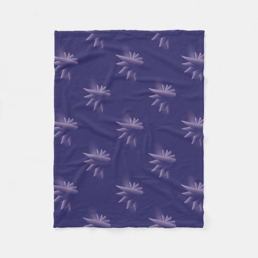 Violet Wings Fleecedecke (Vorderseite)