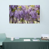 Violet Wisteria Blume Banner (Messeveranstaltung)