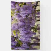 Violet Wisteria Blume Banner (Vertikal)
