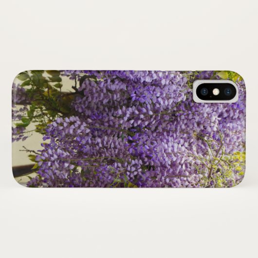 Violet Wisteria Blume Case-Mate iPhone Hülle (Rückseite (Horizontal))