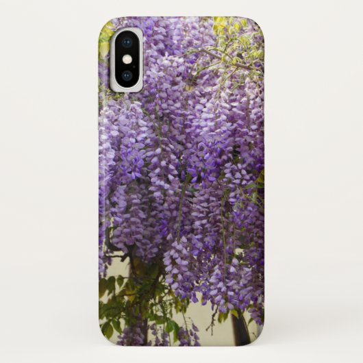 Violet Wisteria Blume Case-Mate iPhone Hülle (Rückseite)