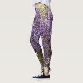 Violet Wisteria Blume Leggings (Links)