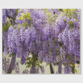 Violet Wisteria Geschenkpapier (Flach)